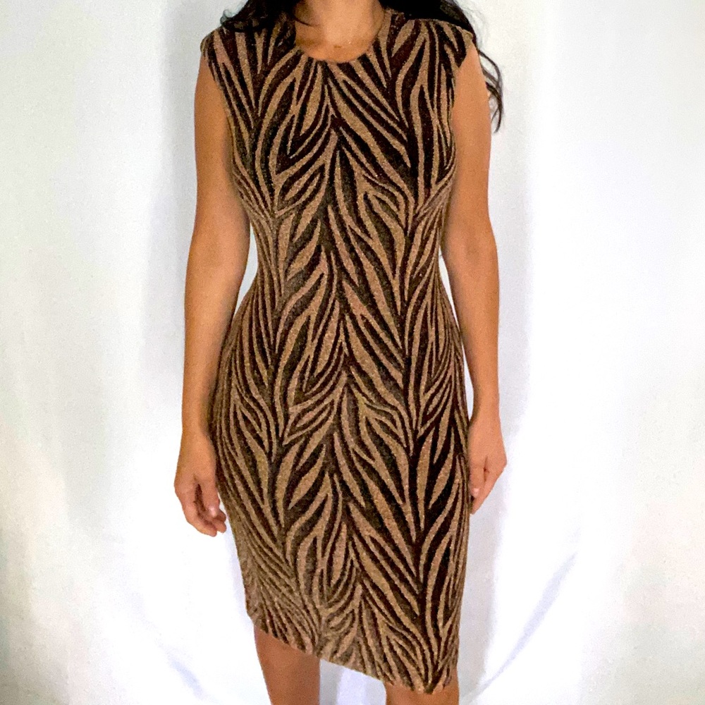 Black and Gold Dress